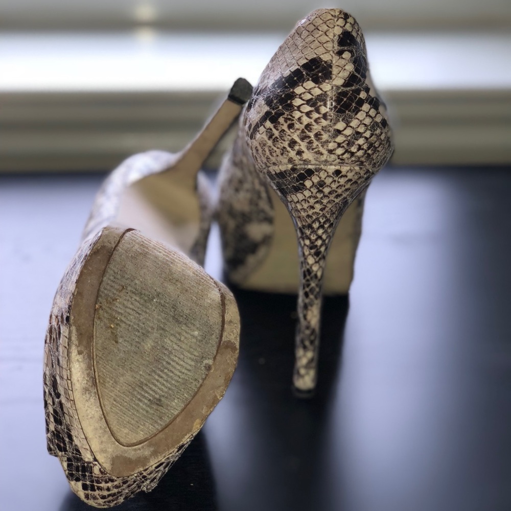 Enzo Angioloni Python Platform Heels - image 5